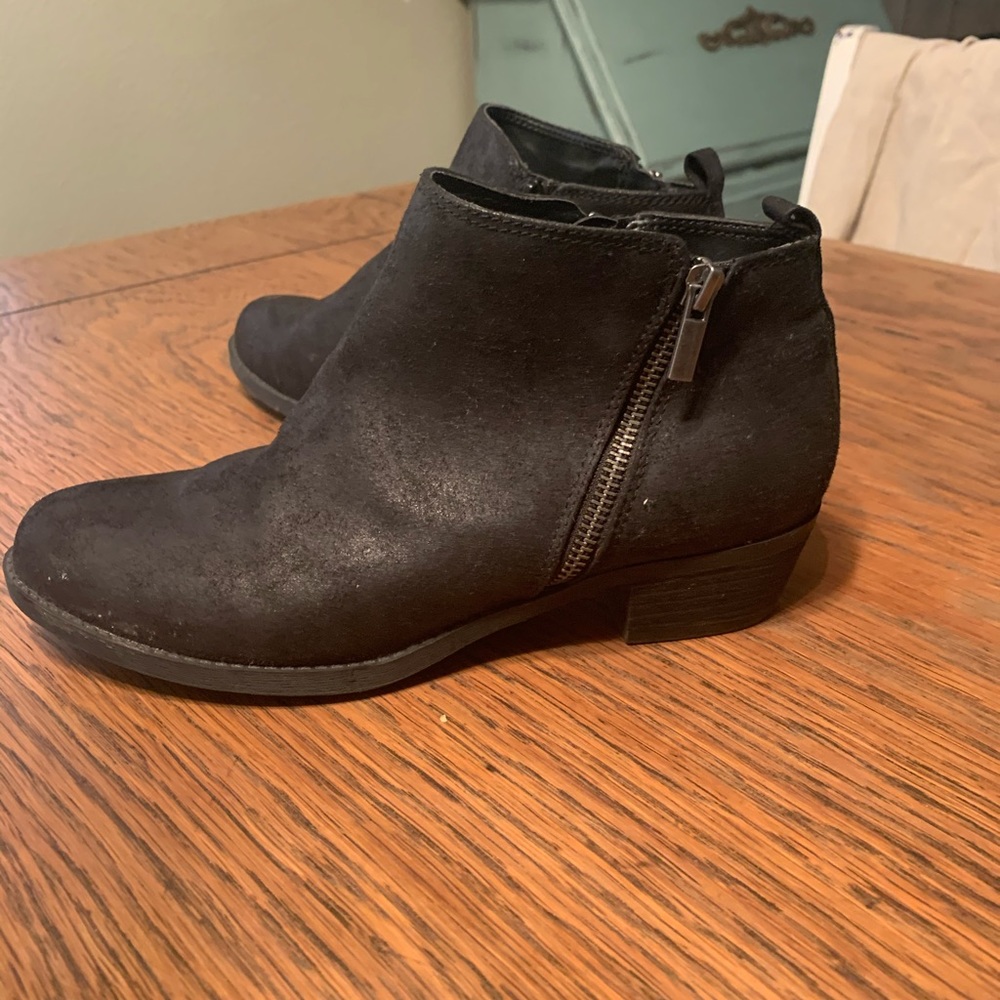 Carlos Santana Black Booties
